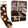 Box Sign & Sock Set-Life