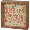 Inset Box Sign-Rise Up