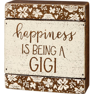 Slat Box Sign-Gigi