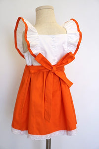 Pumpkin Applique Dress