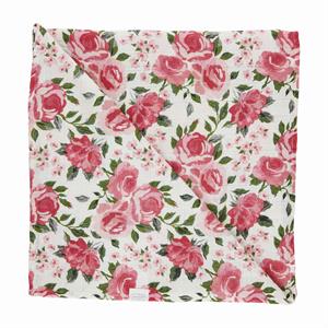 Rose Muslin Swaddle Blanket