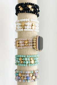 Brushed Coin Beaded Watchbands