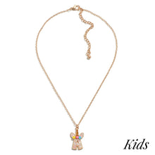 Load image into Gallery viewer, Kids Unicorn Initial Necklace
