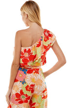 Load image into Gallery viewer, Flower Power Single Shoulder Top
