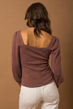 Load image into Gallery viewer, Mulberry Squared Sweater Top
