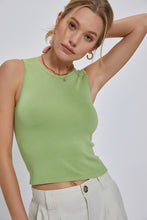 Load image into Gallery viewer, Green Apple Cropped Tank
