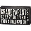 Grandparents Box Sign