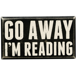 I'm Reading Box Sign
