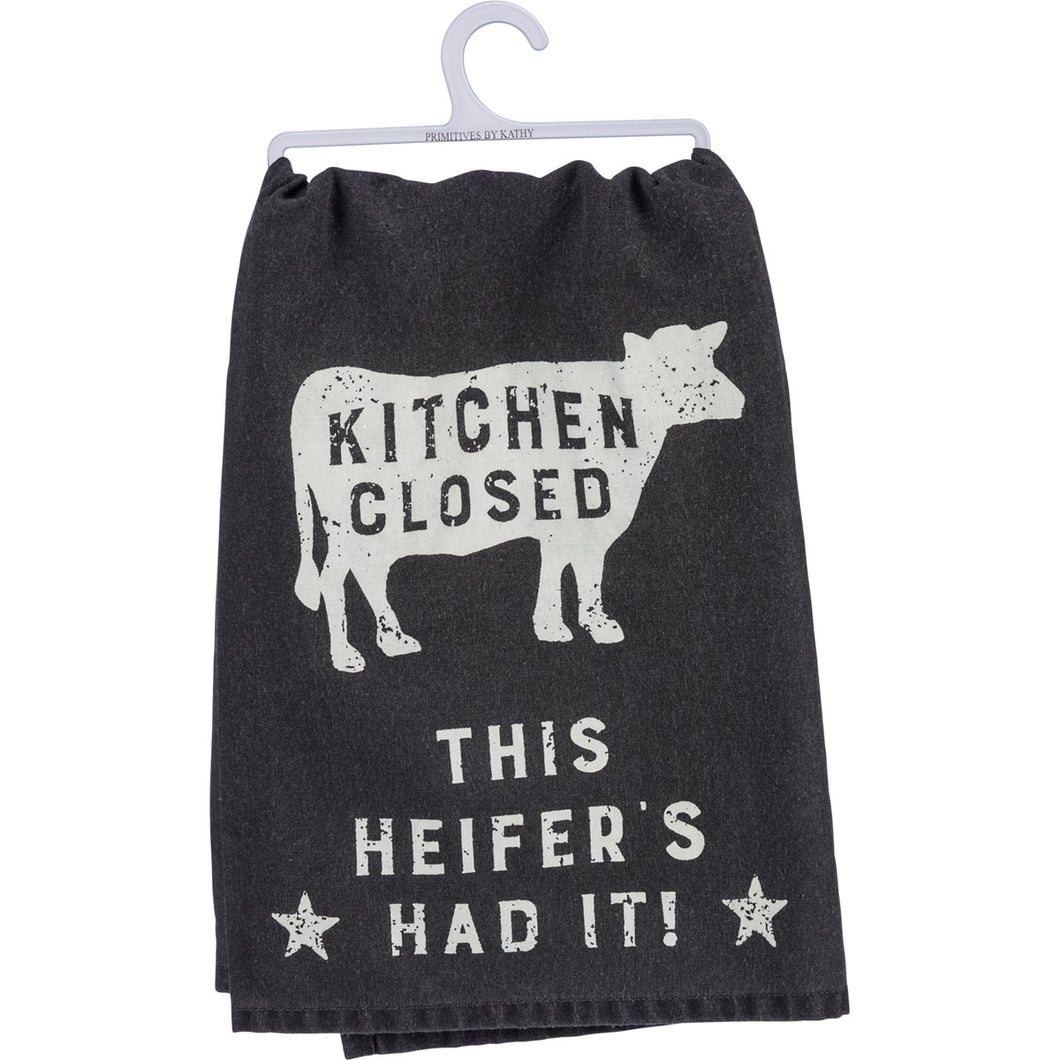 Dish Towel-Heifer's Had It