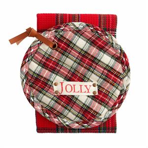Jolly Tartan Pot Holder Set