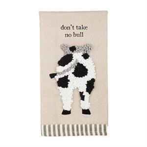 Cow Applique Dish Towel