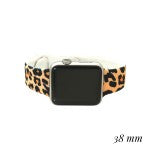 Tan Silicone Leopard Watchband