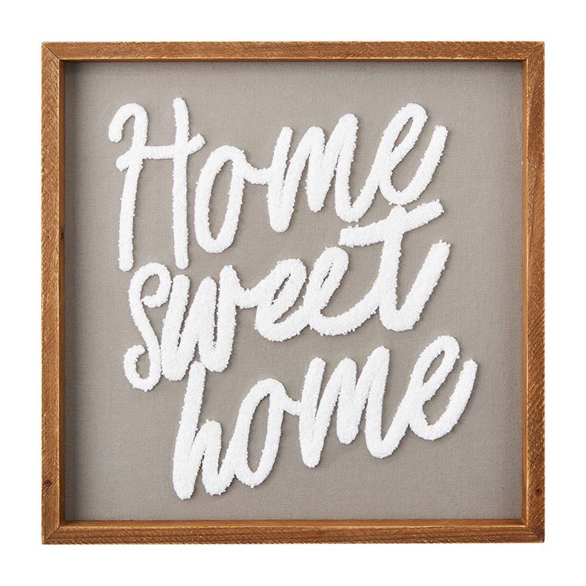 Home Sweet Boucle Sign