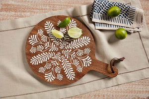 Round Carved Cutting Board