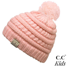 Load image into Gallery viewer, Kids CC Pom Beanie
