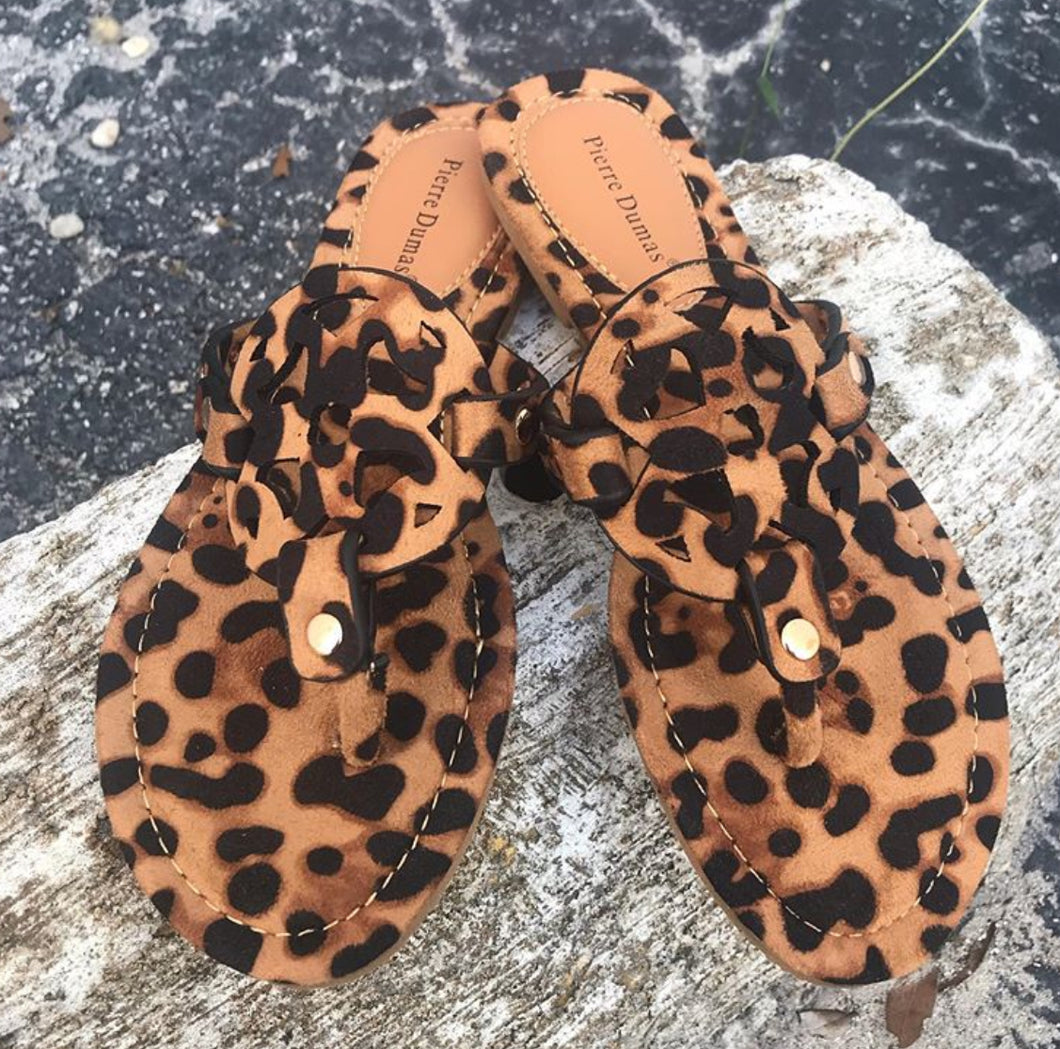 Leopard Print Limit Sandal