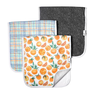 Citrus Burp Cloth Set