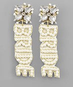 Load image into Gallery viewer, Bride Bead Earring
