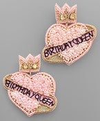 Load image into Gallery viewer, Birthday Queen Earring
