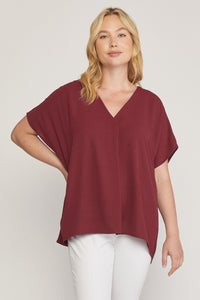 Curvy Catherine Top-Burg
