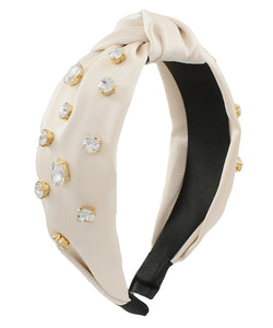 Jewel Headband-Ivory