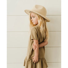 Load image into Gallery viewer, Toddler Flat Brim Hat-Ivory
