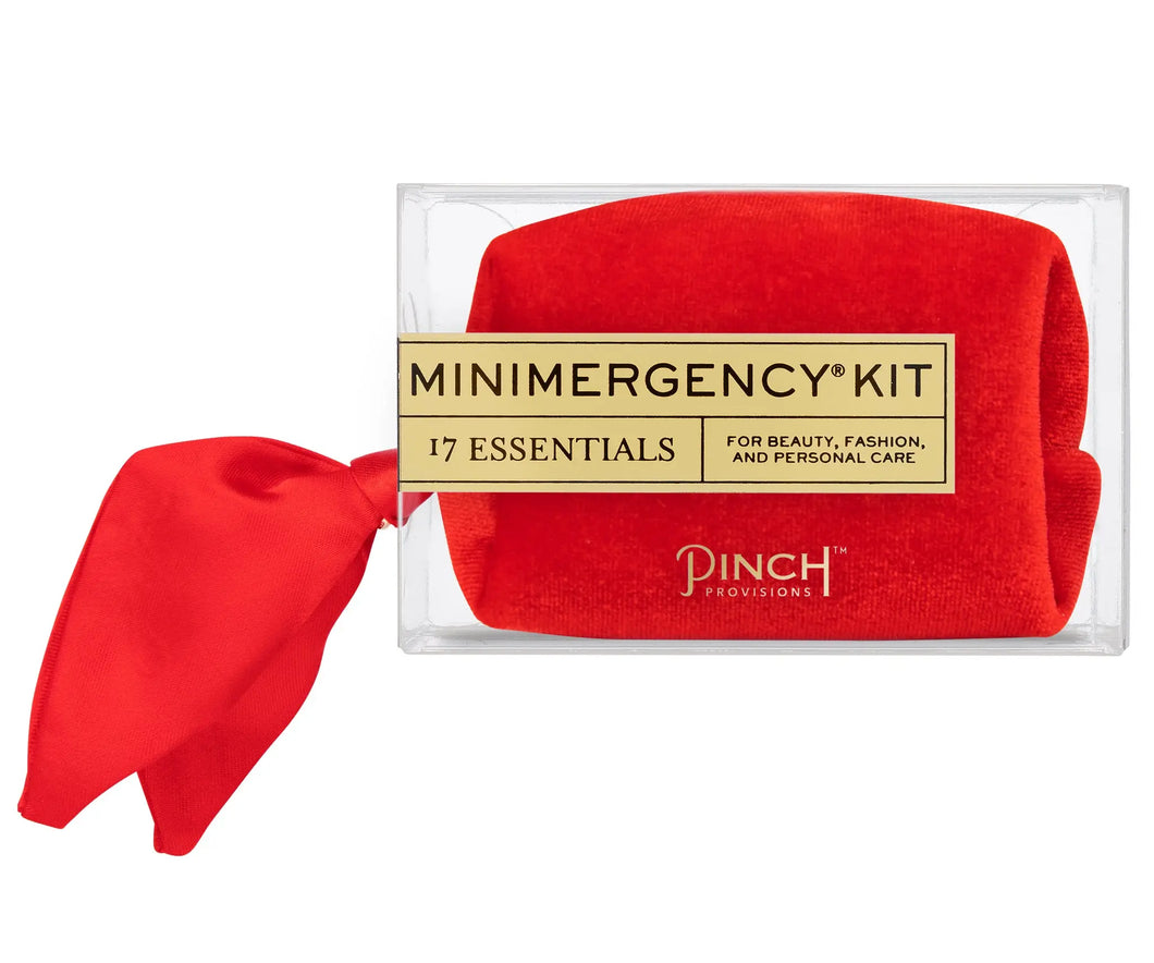 Velvet Minimergency Kit-Poppy Red