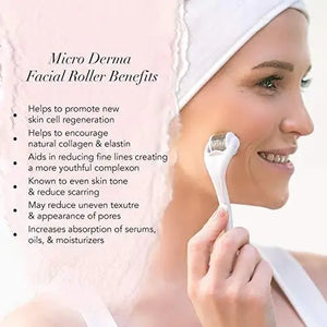 Pink Micro Derma Facial Roller
