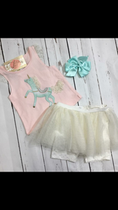 Unicorn Skirt Set