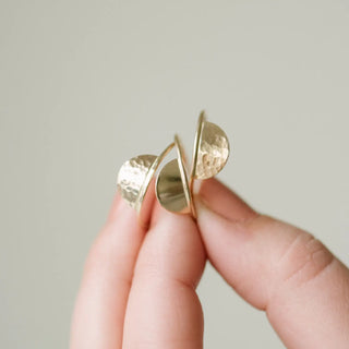 Minimalist Half Moom Ring