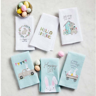 Easter Waffle Towels