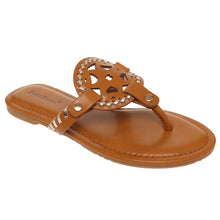 Load image into Gallery viewer, New Tan Stitch Limit Sandal
